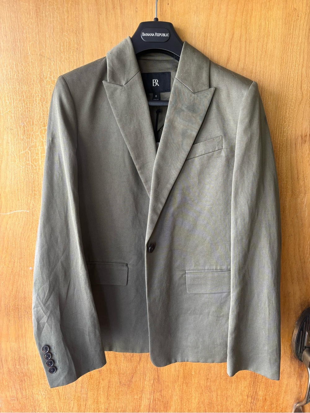 Banana Republic Seahaven Slim Italian Cotton-Linen Blazer
